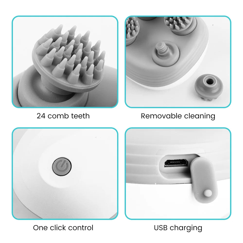 Deep Tissue Scalp Kneading Massager